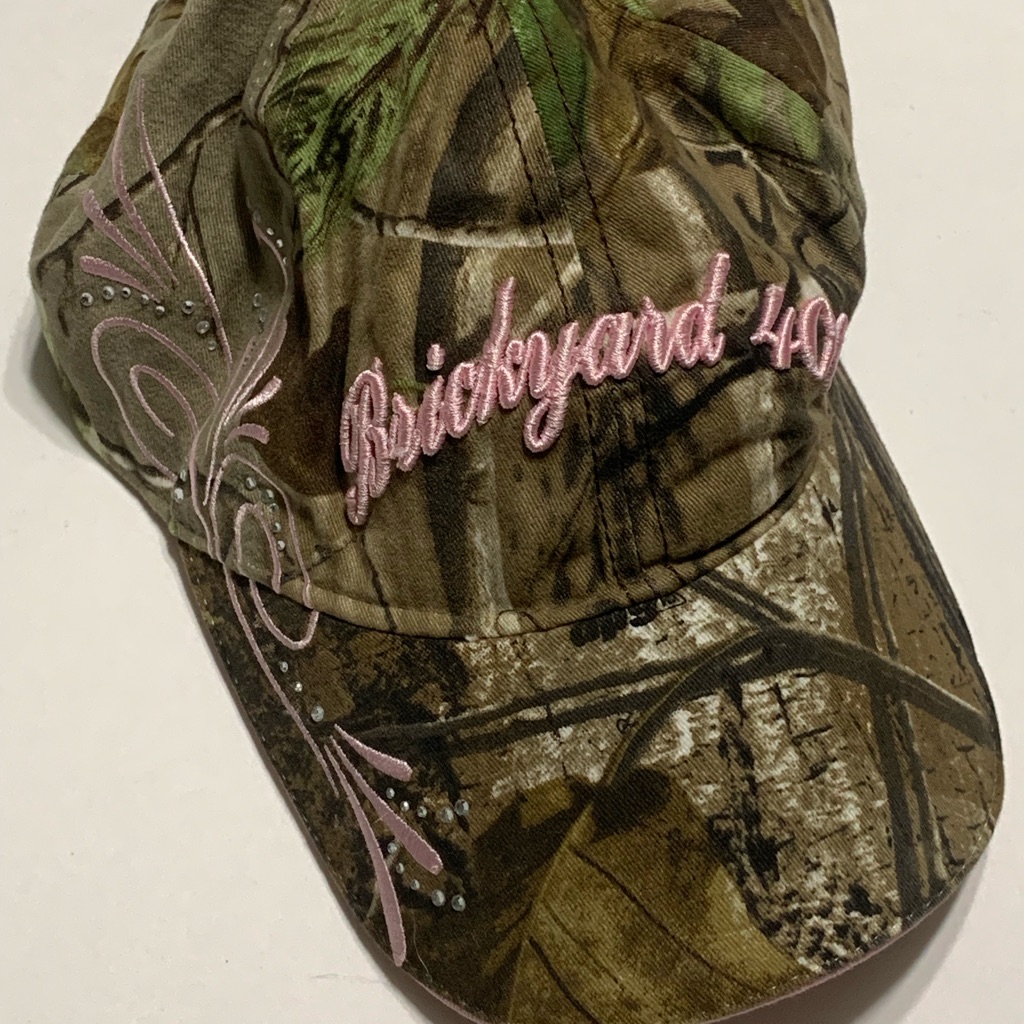 Brickyard 400 Pink Camo Hat Cap Strapback Nascar